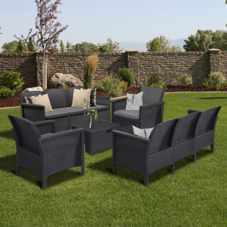 Leziter Set de mobilier de grădină Venus Large cu 8 locuri [9]