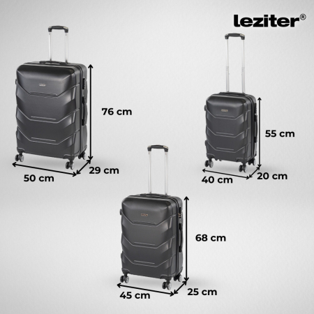 Leziter Set de valize cu rol TraveLux Max XI [2]