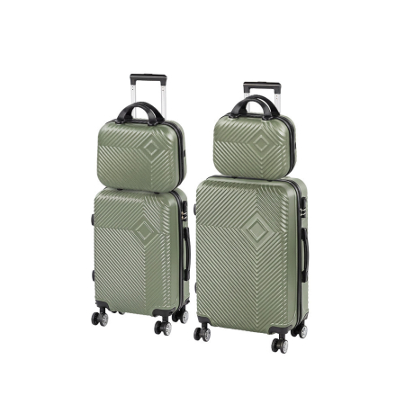 Set de valize din 4 piese - Leziter Set de valize cu rol TraveLux Pro XXII