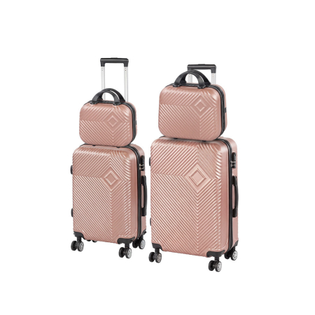 Set de valize din 4 piese - Leziter Set de valize cu rol TraveLux Pro XXII