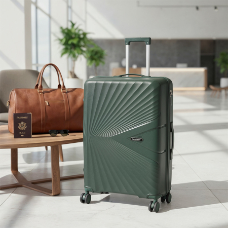 Leziter Set de valize cu roți TraveLux Endure, verde închis [4]