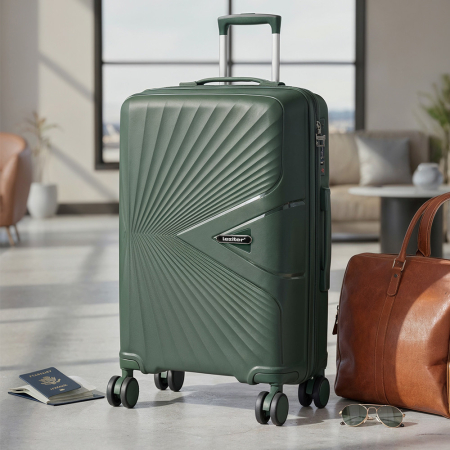 Leziter Set de valize cu roți TraveLux Endure, verde închis [2]