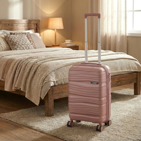 Leziter Set de valize cu roți TraveLux Voyager XI, roz-malva [1]