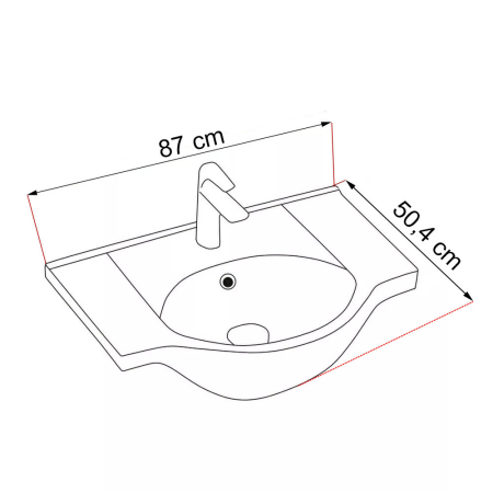 Leziter Set mobilier baie Bianca 85 completă [3]