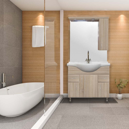 Leziter Set mobilier baie Bianca 85 completă [2]