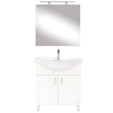 Produse temporar indisponibile - Leziter Set mobilier baie Ella 75, alb