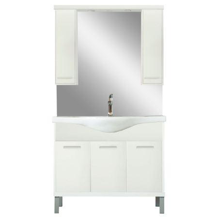 Baie - Leziter Set mobilier baie Nerva 105, alb