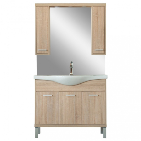Baie - Leziter Set mobilier baie Nerva 105, stejar Sonoma