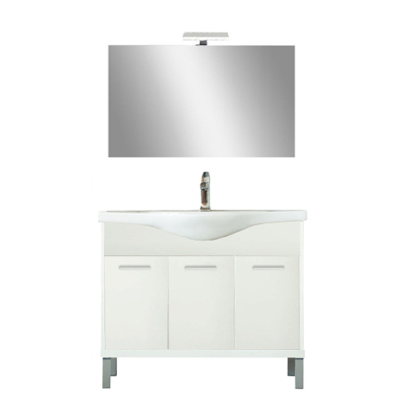 Baie - Leziter Set mobilier baie Nerva Prime 105, alb