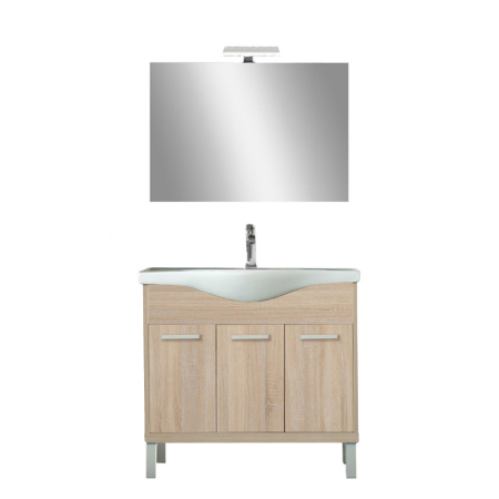 Set mobilier baie - Leziter Set mobilier baie Nerva Prime 85, stejar Sonoma