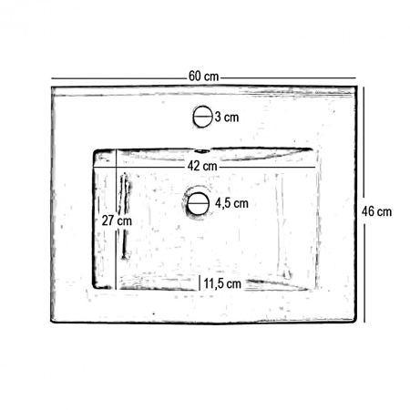 Leziter Set mobilier baie Porto 60 [4]
