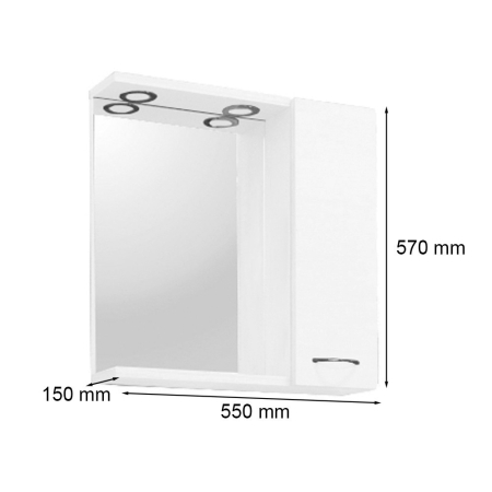 Leziter Set mobilier baie Ruben 55 complet [2]