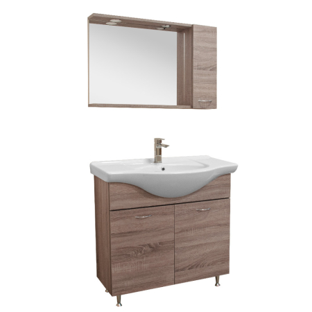 Produse temporar indisponibile - Leziter Ruben 85 mobilier de baie complet Rauna sil