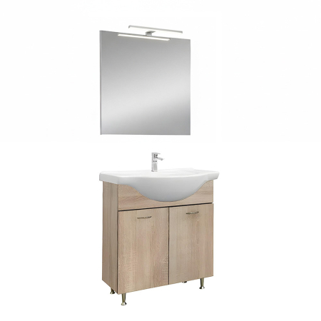 Set mobilier baie - Leziter Set mobilier baie Ruben Prime 75, Sonoma Oak