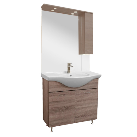 Produse temporar indisponibile - Leziter Vanessa 85 mobilier de baie complet Rauna sil