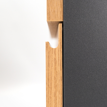 Leziter Vario Pull 100 mobilier de baie complet antracit stejar [6]