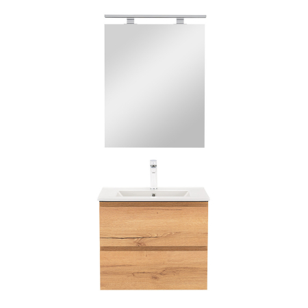 Leziter Vario Pull 60 mobilier de baie complet antracit stejar [3]