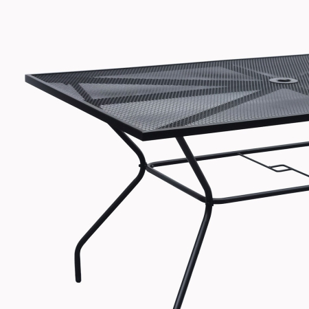 Leziter Set mobilier de grădină Alfi 4+1 negru [6]