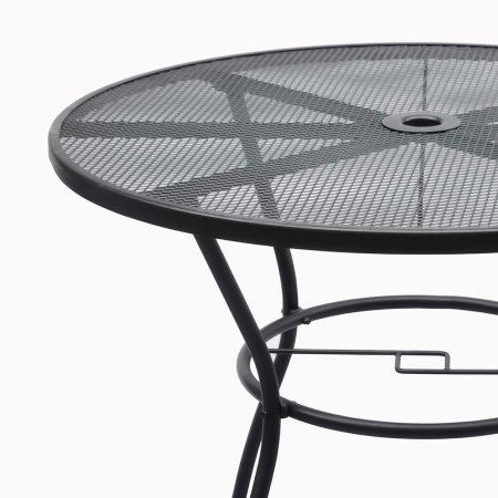 Leziter Set mobilier de grădină Aral 4+1 negru [3]