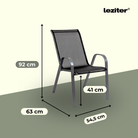 Leziter Set mobilier de grădină Arlon 6 în 1 [1]
