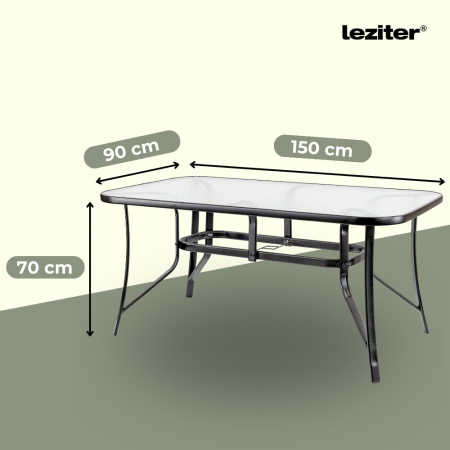 Leziter Set mobilier de grădină Arlon 6 în 1 [3]