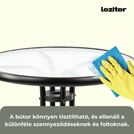 Leziter Set mobilier de grădină Arvin Balcon negru [7]