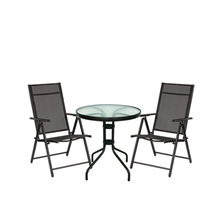Produse temporar indisponibile - Leziter Set mobilier de grădină Arvin Balcon negru