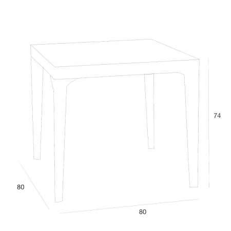 Leziter Set mobilier de grădină Capo 4+1, grafit [2]