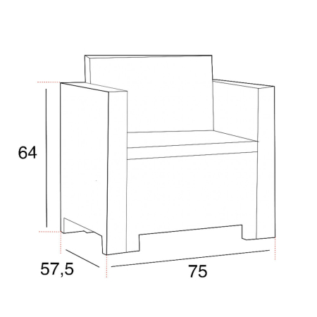 Leziter Set mobilier de grădină City Big cu 7 locuri [2]