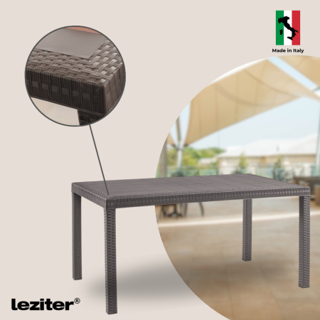 Leziter Set mobilier de grădină Corri 6+1 cappuccino [3]