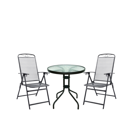 Produse temporar indisponibile - Leziter Set mobilier de grădină Edna Balcon negru