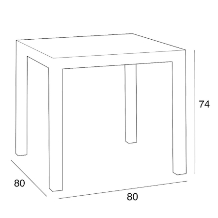 Leziter Set mobilier de grădină Goti 4+1, grafit [2]