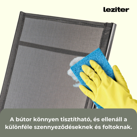 Leziter Set mobilier de grădină Mary 4+1 negru [6]