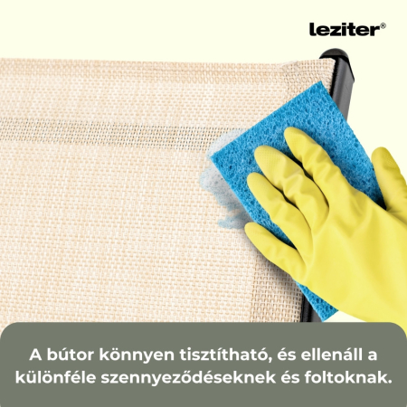 Leziter Set mobilier de grădină Melcom 6+1 bej [5]