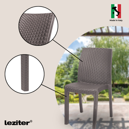 Leziter Set mobilier de grădină Monza 8+1 cappuccino [4]