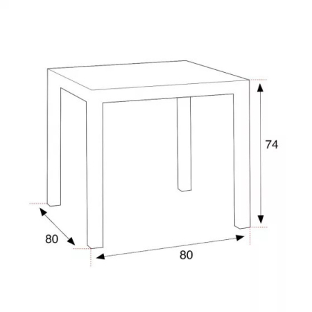 Leziter Set mobilier de grădină Natale 4+1, grafit [2]