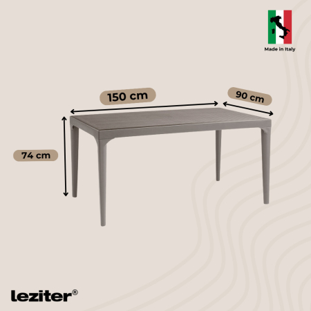 Leziter Set mobilier de gradina Odima 4+1 cappuccino [2]