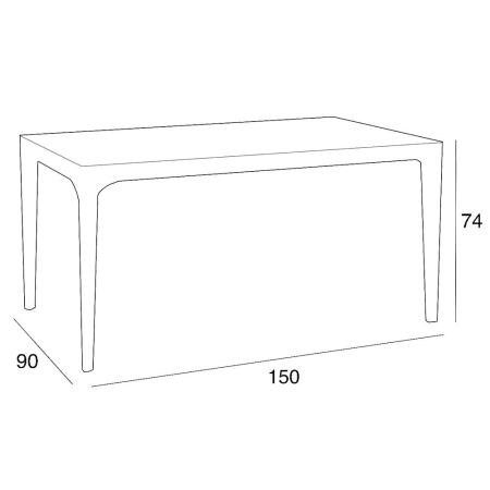 Leziter Set mobilier de gradina Pelosa 6+1 cappuccino [4]
