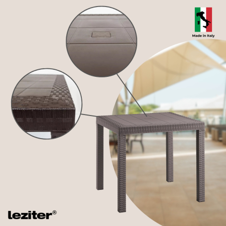 Leziter Set mobilier de grădină Petri 4+1 cappuccino [3]