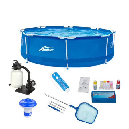 Produse temporar indisponibile - Leziter Set piscină Leziter cu cadru metalic 10 300 x 76 cm