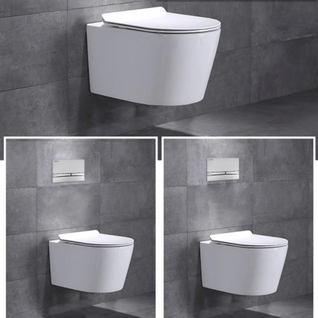 Leziter Set rezervor WC montat pe perete Ride Adriatic [6]