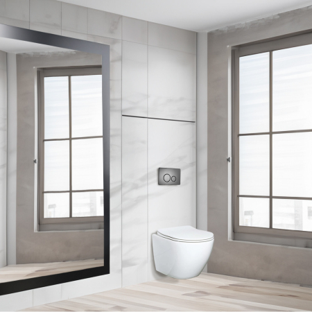 Leziter Set rezervor WC montat pe perete Roya Delos WH 81GRE [1]