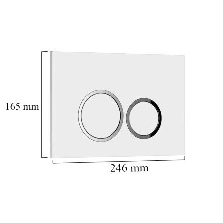 Leziter Set rezervor WC montat pe perete Roya Delos WH 82W [4]