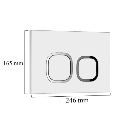 Leziter Set rezervor WC montat pe perete Roya Delos WH 83W [4]