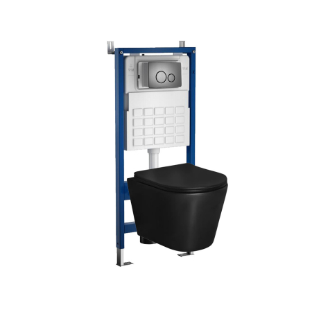 Baie - Leziter Set rezervor WC montat pe perete Roya Milos BLM 81GRE