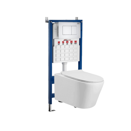 Produse temporar indisponibile - Leziter Roya Ride 011W Set rezervor de toaletă de perete