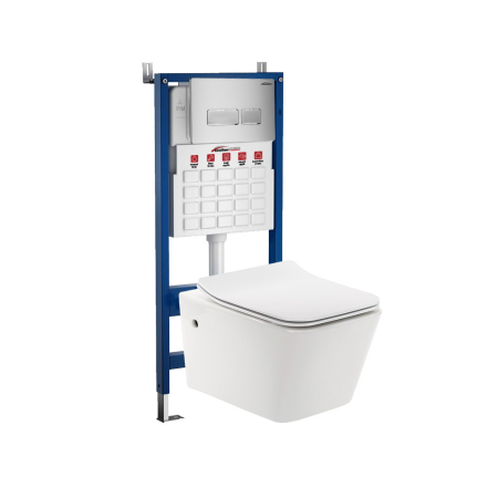 Produse temporar indisponibile - Leziter Roya Tina 021SG Set rezervor de toaletă de perete