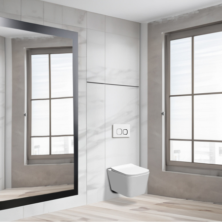 Leziter Set rezervor WC montat pe perete Roya Tina 83W [1]