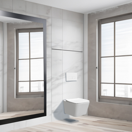 Leziter Set rezervor WC montat pe perete Roya Tinos 21W [1]