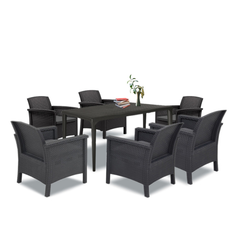 Produse temporar indisponibile - Leziter Set Venus III Set de mobilier de grădină cu 6 locuri